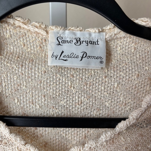 Vintage Lane Bryant by Leslie Pomer Petticoat style Cardigan - Picture 3 of 6